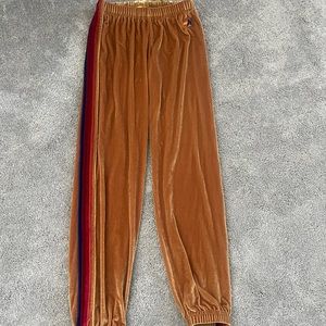Aviator Nation velvet sweats woman’s size small